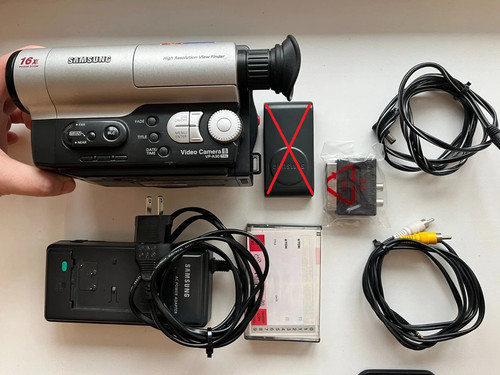 Videocamera vintage samsung - videocamera,